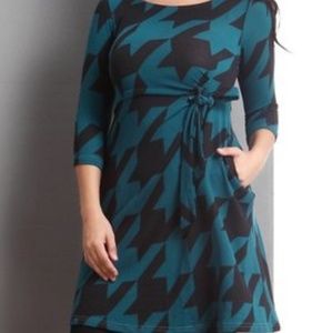 Reborn green and black dress